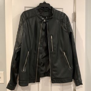 H&M Leather Jacket Size L